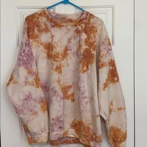Tie tye crewneck sweatshirt